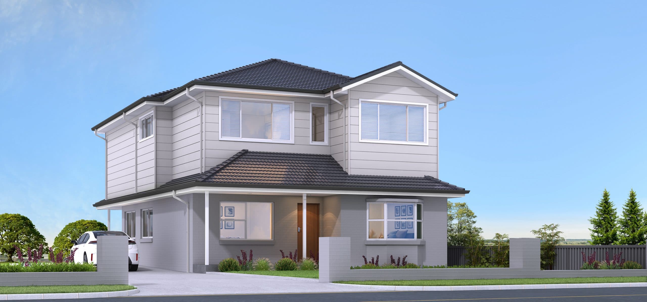 Render of a first floor addition to a home in Earlwood