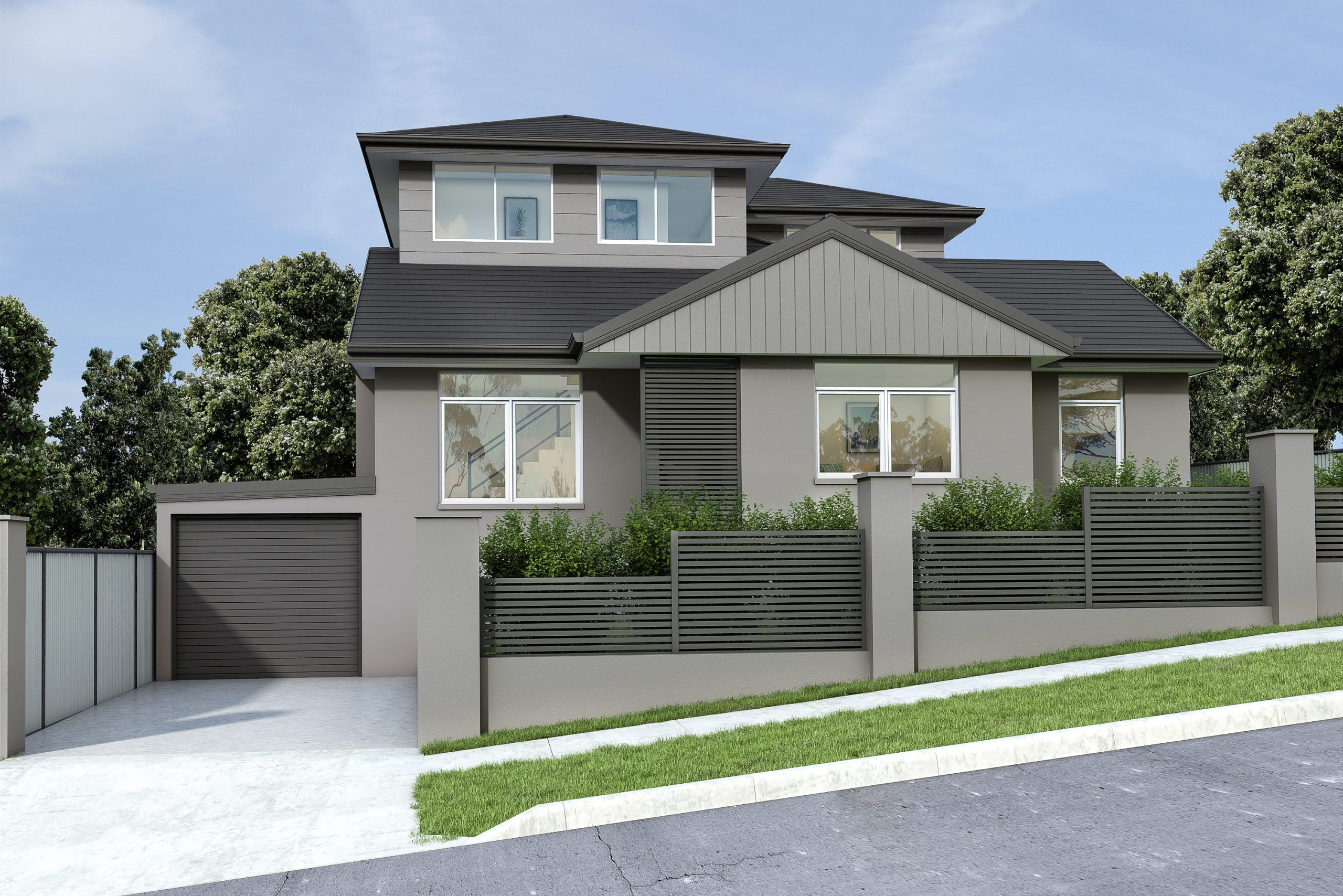 Render of a first floor addition in Matraville