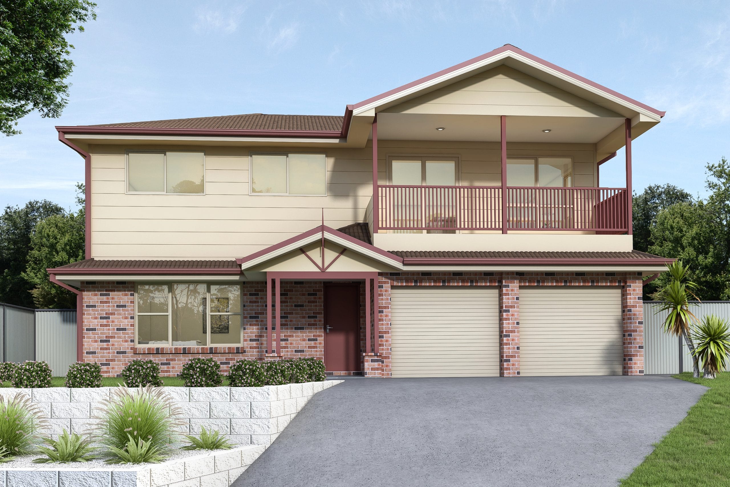 Render of a first floor addition to a home in Mount Annan