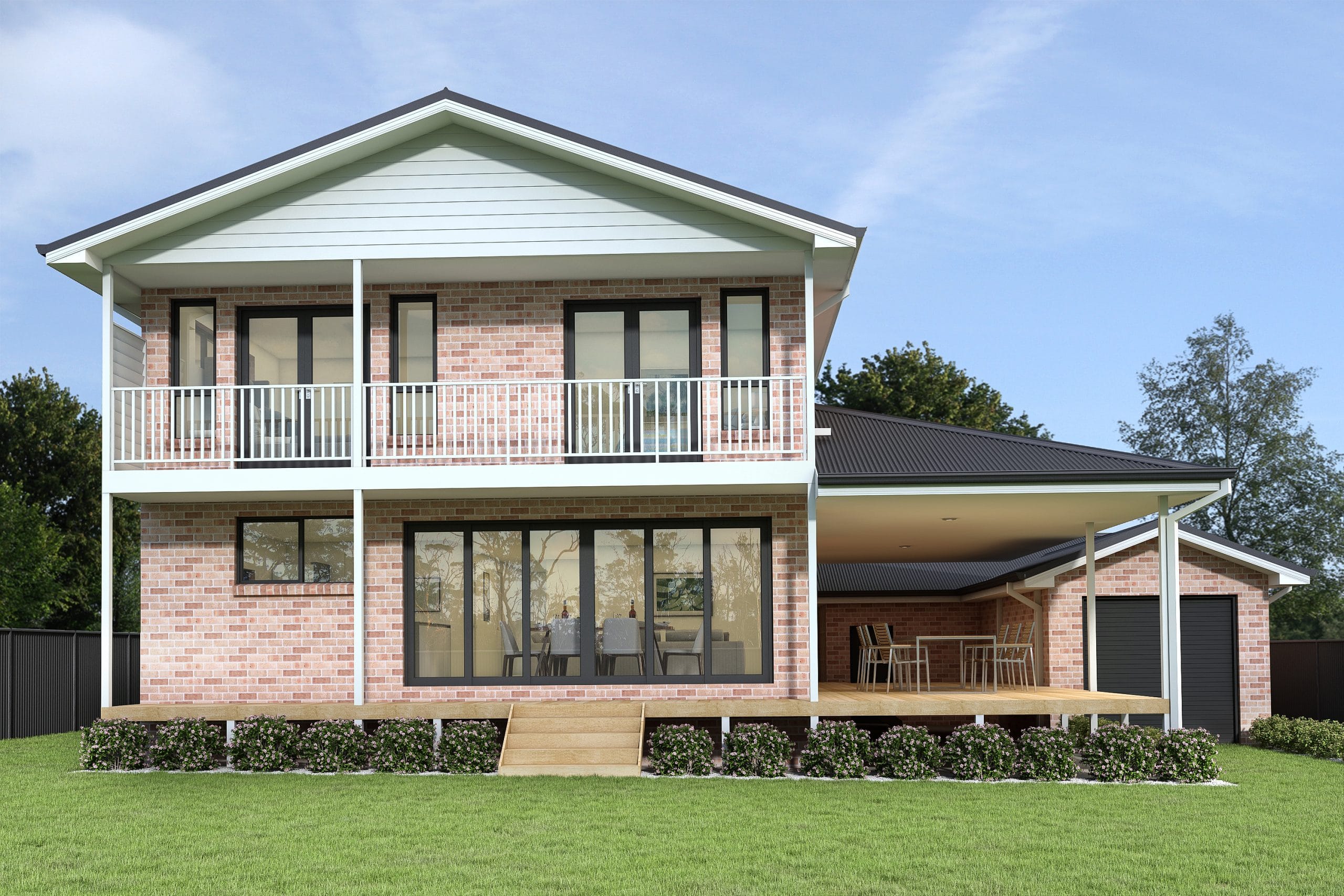 Render of additions & alterations to a home in Picton