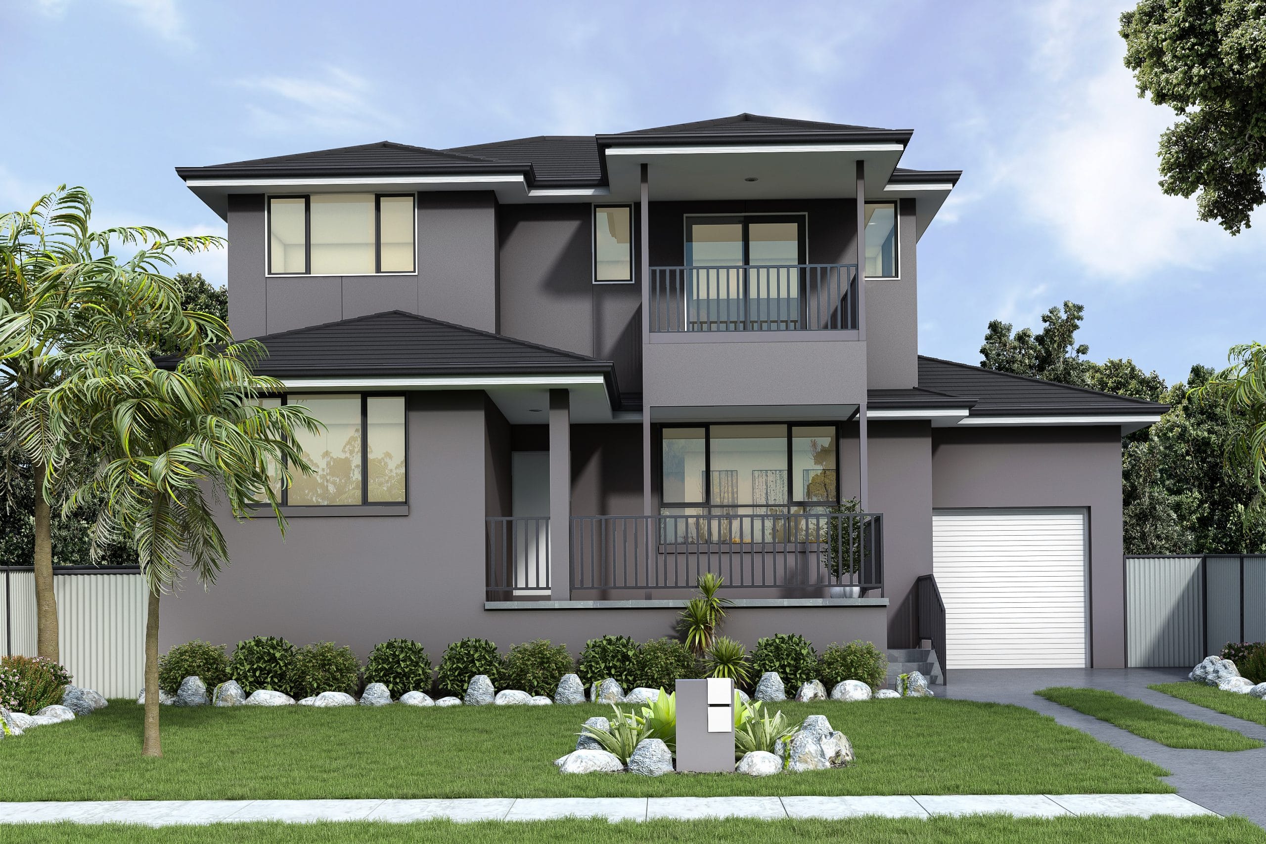 Render of a first floor addition to a home in Sylvania