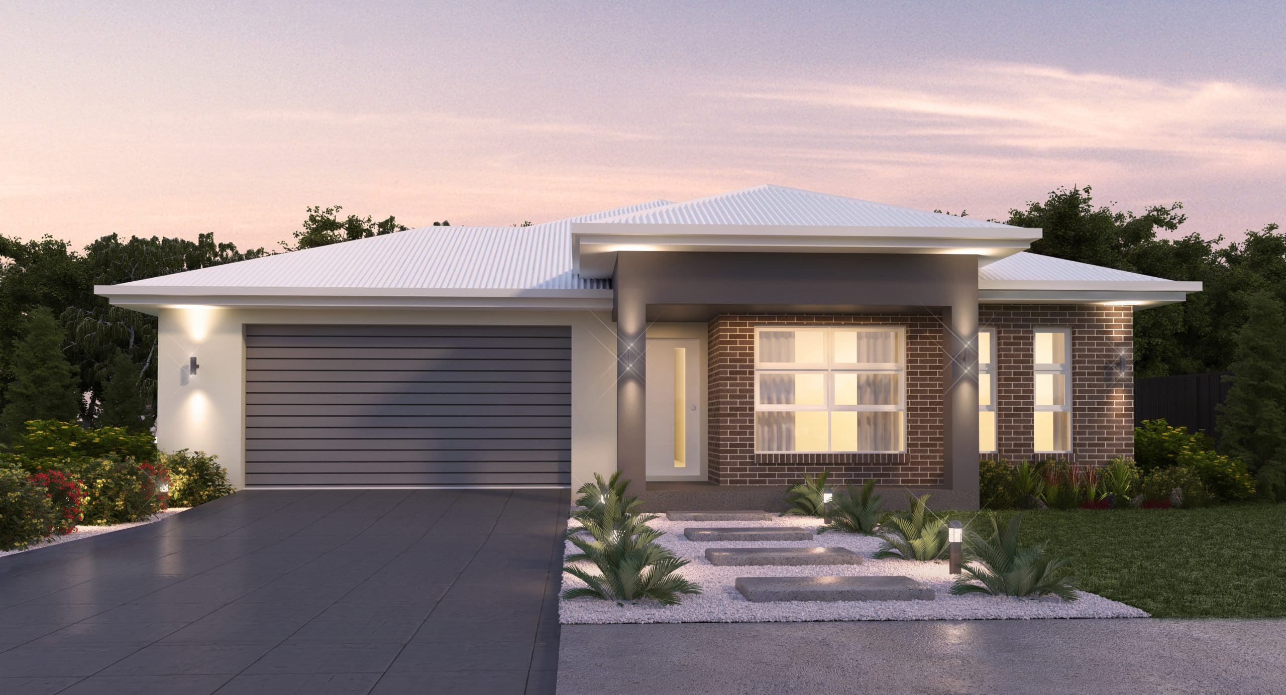 Render of a small, single storey home in Wallacia