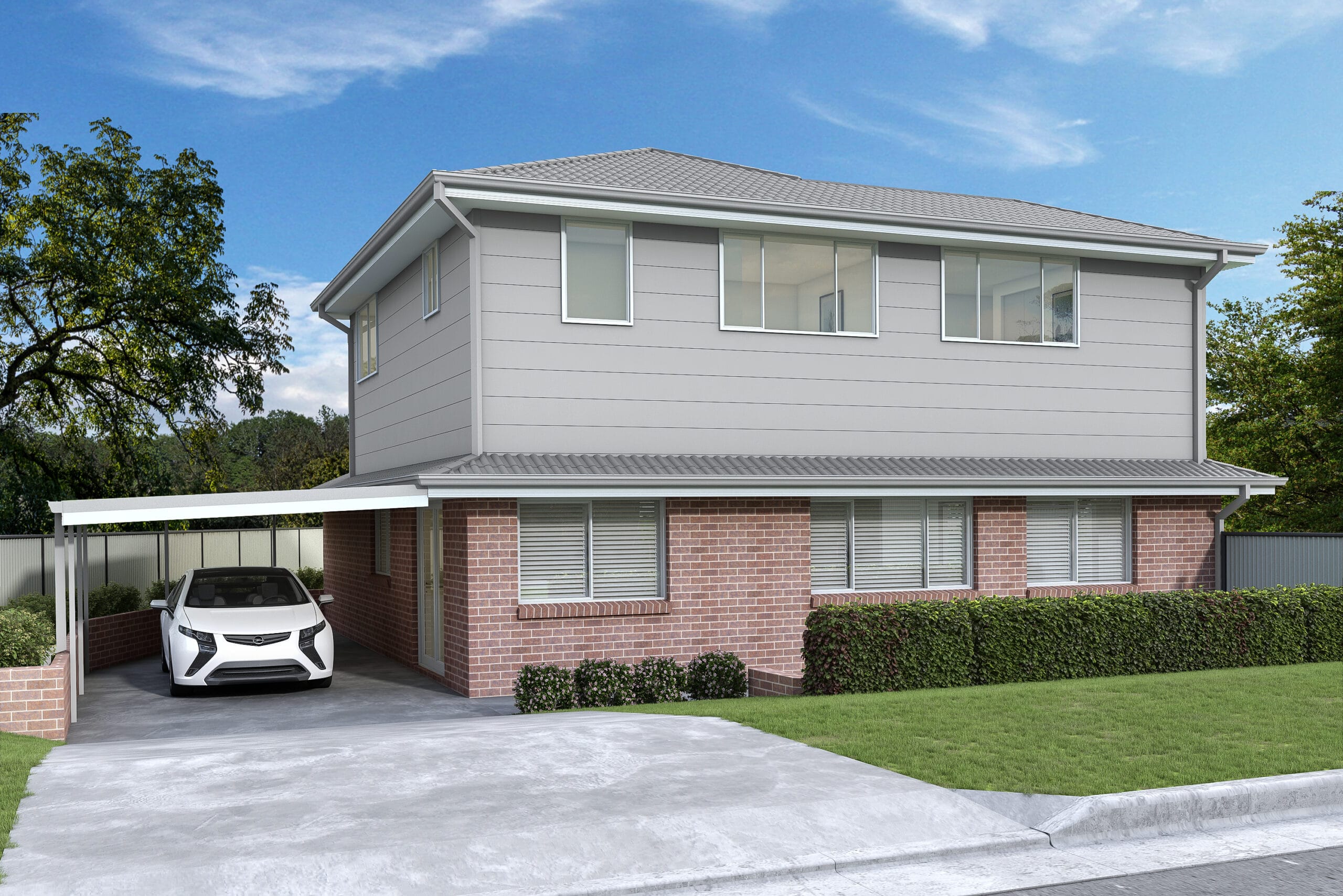 Render of a first floor addition to a home located in Bargo