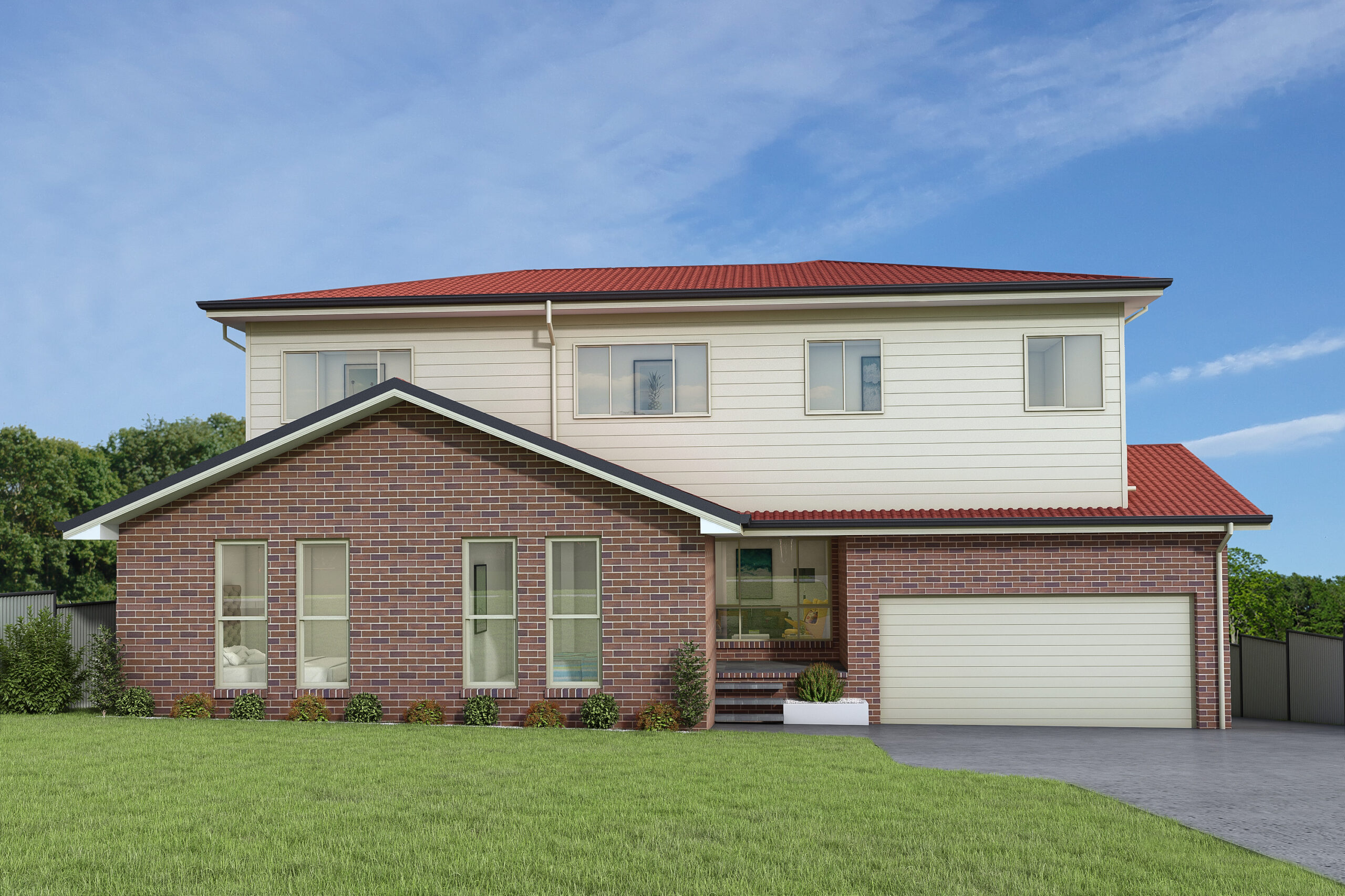 Render of a first floor addition to a home located in Baulkham Hills