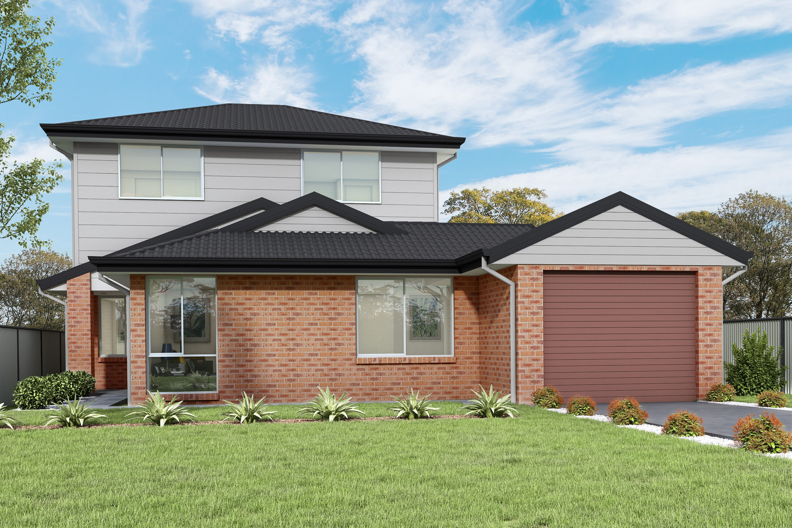 Render of a first floor addition to a home in Mount Annan