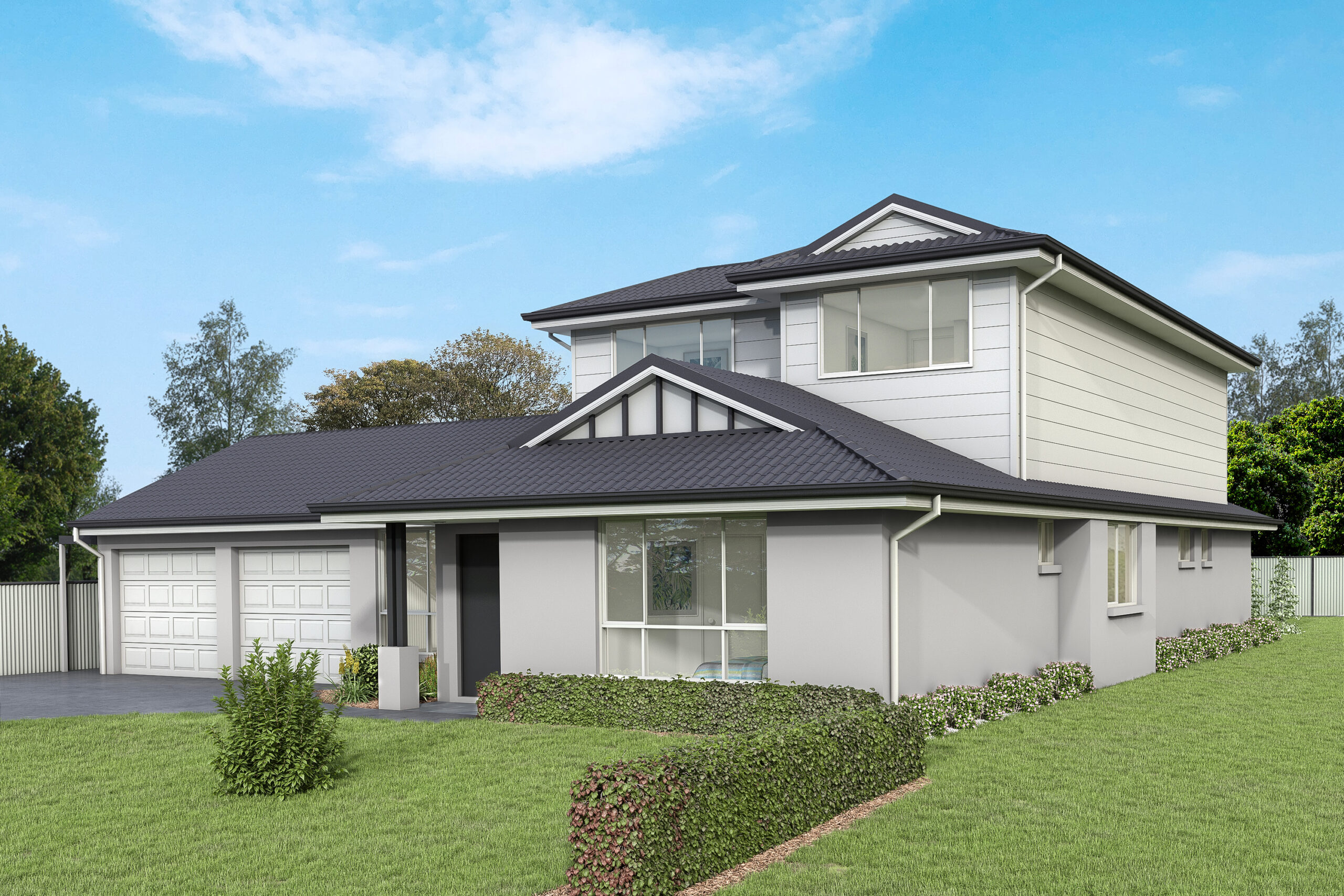Render of a first floor addition to a home in Narellan