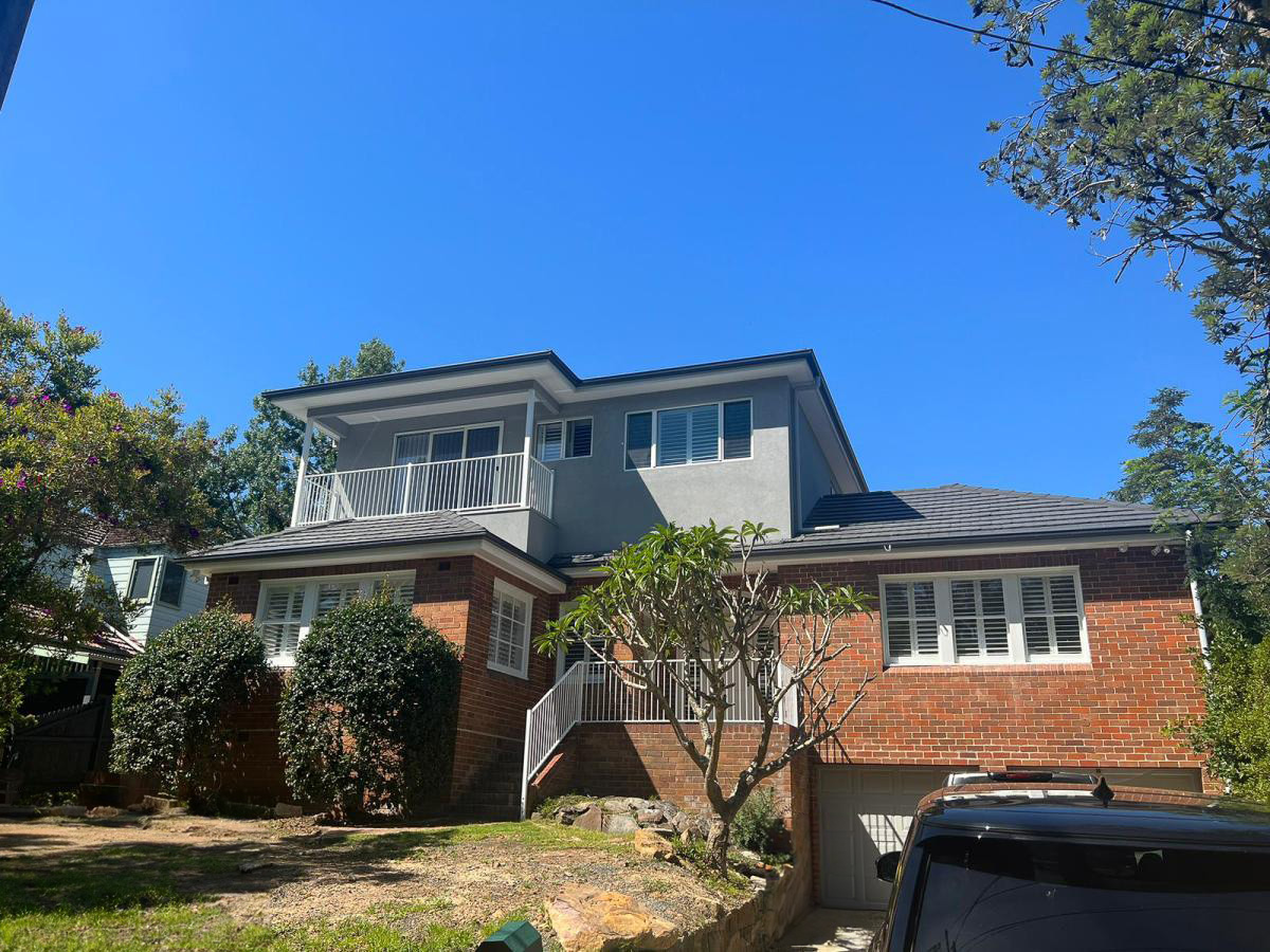 First floor addition to a home located in Lane Cove North
