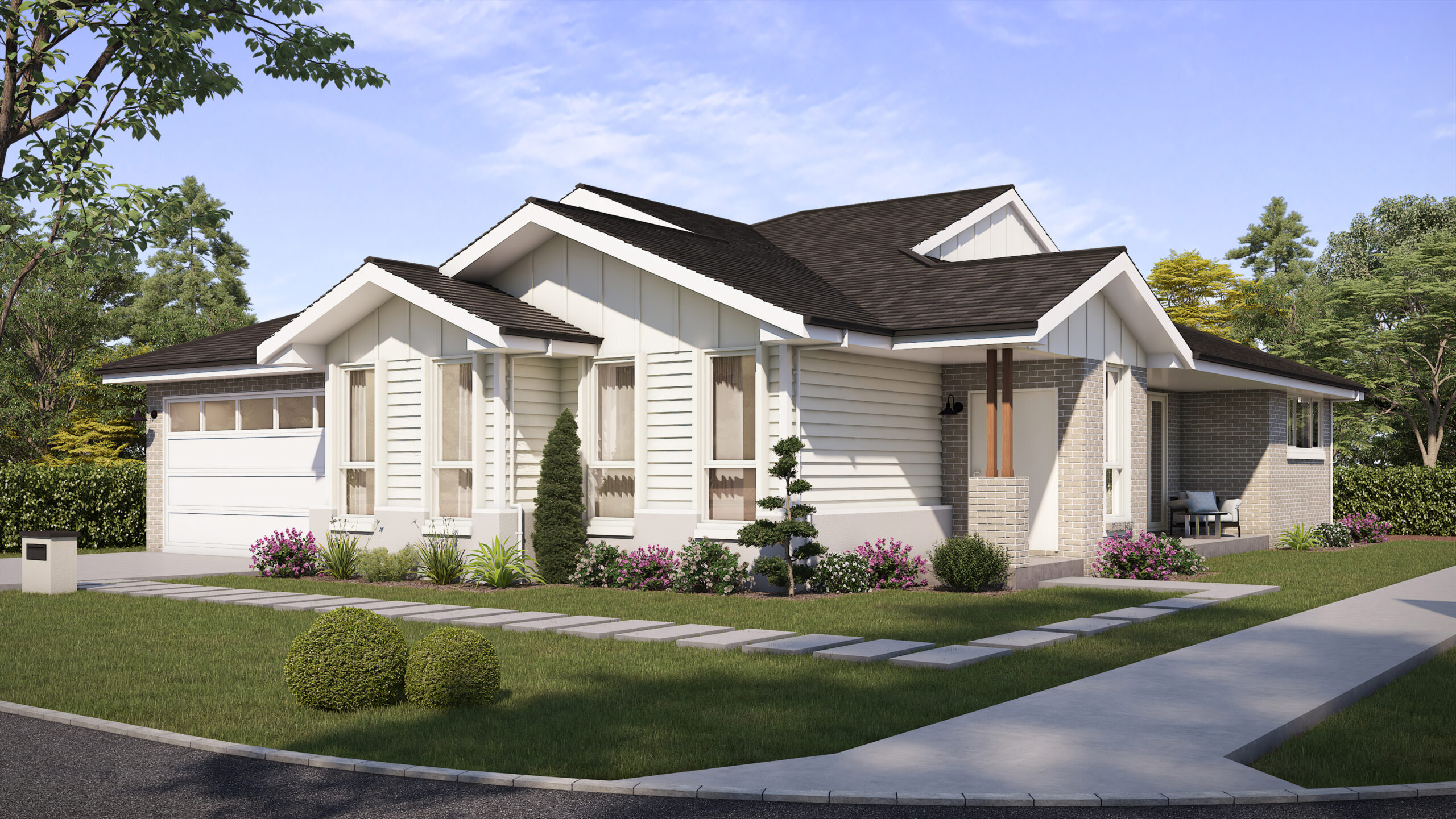 Render of a cottage style, single storey home in Tahmoor